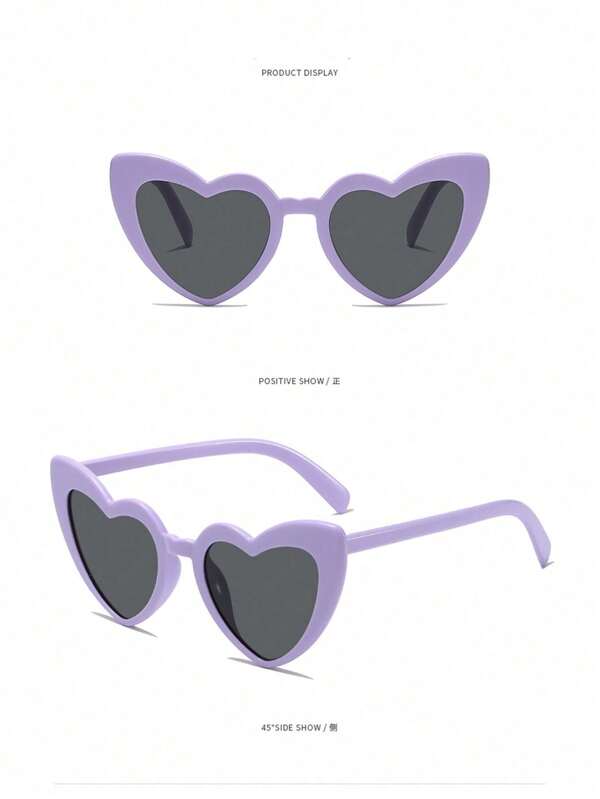 1-12Pcs Bridal Party Heart-Shaped Wedding Shower Glasses Outdoor Props Bridesmaid Gifts Wedding Supplies Party Supplies Birthday Photo Props Fashion Glasses Beach Glasses Pet Glasses, Glasses Gift Bag Combination, Wedding Gift.