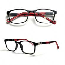 Óculos De Armação Para Criança TR- 90 Infantil Pernas Ser Abertas 360° Diopter/Super Leves -5052- Preto/Azul