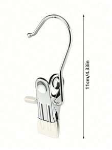 20PCS Of Stainless Steel Clothes Clip, Laundry Clothes Nail With Hook, Portable Hanging Clothes Clip, Wardrobe Organizer, Hanger Halloween Decorations Halloween Costumes Autumn Decor Festival Decor Bedroom, Organizer, Home Storage, White T Shirt Women, Black Pants Women, Ladies Winter Clothes, Dress,