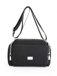 大容量斜挎包，女士多层单肩包，时尚多拉链口袋钱包万圣节礼物圣诞节礼物送给朋友、女孩、妈妈、老师、护士的完美礼物 - 彩色 - 查看 15