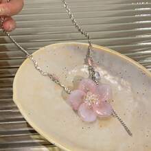 Andkiss 1pc Spring/Summer Sweet Resin Flower Pendant Necklace