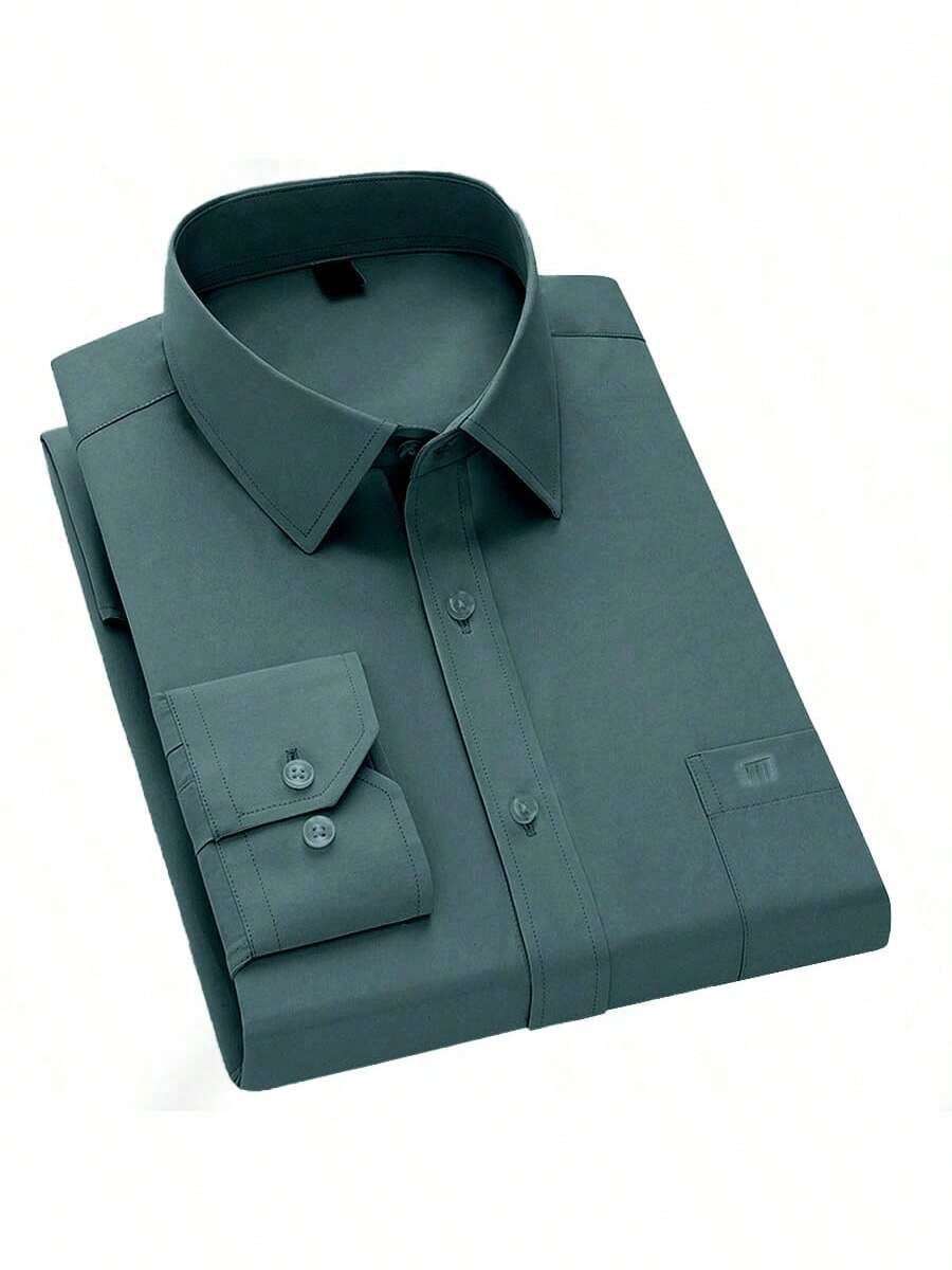 Men Shirts - Army Green - View 1
