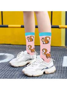 5 pares de calcetines de media caña para mujer con diseño de ardilla, un regalo perfecto de calcetines lindos de ardilla para mujeres, regalos novedosos para abuela, mamá, novia, calcetines cómodos para mujeres, hombres y adolescentes, calcetines divertidos con motivos de animales, calcetines de fiesta de animales, regalos para amantes de las ardillas
