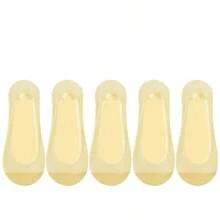 Ice Silk Boat Socks Women's Summer Thin Low Vamp Invisible Silicone Anti Slip And Bottom Summer Boat Socks