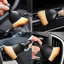 1 Car Interior Cleaning Tools, Air Conditioner Vent Cleaning Brush, Car Interior Gap Dust Removal Brush, Car Wash Soft Brush