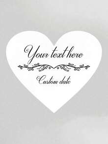 Customized Wedding Tags, Heart-Shaped Personalized Gift Labels, Customized Thank-You Gift Tags (Without Ropes), Suitable For Weddings, Party Gifts, Handicrafts, Christmas, And Gift Packaging - Multicolor - View 21