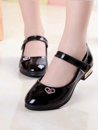 Zapatos para niñas, de punta redonda, adecuados para uso diario, baile, exterior y temporada de regreso a clases