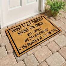1pc New Cartoon Cat Pattern Small Rug - 100% Polyester Material, Machine Washable Durable, Stain Resistant, Quick Drying, Suitable For Indoor/Outdoor Doormat, Home Decor, Bedroom, Kitchen, Photography, Prop, Outdoor Decor, Holiday Gift, Area Rug