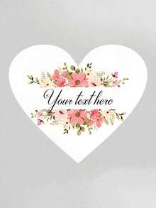 Customized Wedding Tags, Heart-Shaped Personalized Gift Labels, Customized Thank-You Gift Tags (Without Ropes), Suitable For Weddings, Party Gifts, Handicrafts, Christmas, And Gift Packaging - Multicolor - View 16