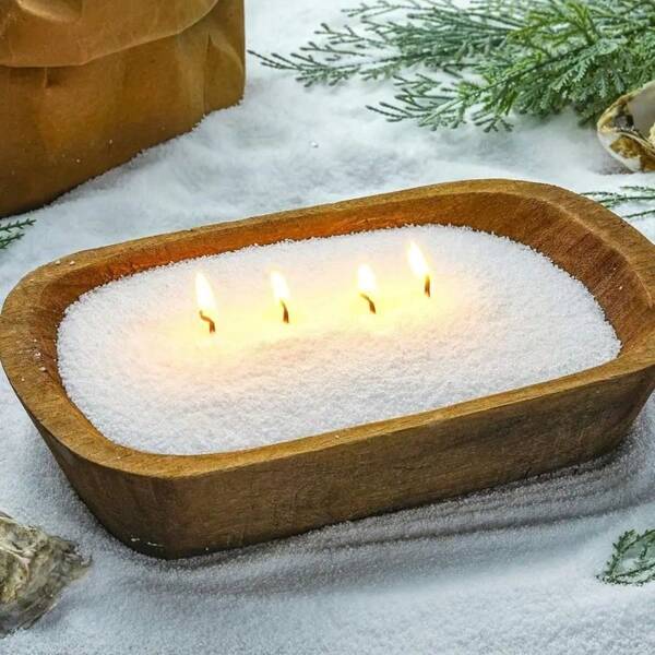Snow Pearled Wax- DIY Candle Sand, Pearled Candle, Sand Wax, Can Be Used To Make Mold Candles, Cup Wax, Candle Making, Weddings, Parties