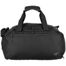 4F U105 Polyester Duffle Bag (Black) - Coffee Brown - View 1