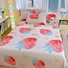3pcs/Set Soft Skin-Friendly Printed Thickened Bedding Set, Modern Rectangular Fashionable Minimalist Duvet Cover & Pillowcase Set For Double Bed, Multiple Sizes Available, Suitable For Bedroom Year-Round