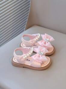 Girls' Sandals, 2025 New Korean Version Soft Bottom Performance Shoes, Versatile Princess Children Shoes, Round Toe Princess Shoes, Summer