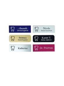 1PC Personalized Name Brooch Dental Name Tag Dentist Dental Assistant Dental Health Care Staff RDH Name Badge Orthodontic Doctor Personalized Name Tags, Gifts For Trusted Doctors