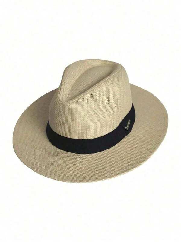 Chapeu Panama Praia Aba Larga Casual Moda Masculino Feminino