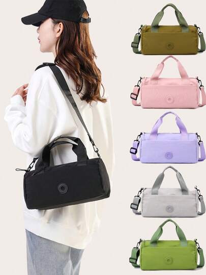1pc Minimalist Solid Color Fashionable Small Multi-Functional Crossbody Organizer Pouch, Small Capacity Gym Bag, Versatile For Women, Casual & Work