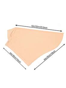 1/2 Pezzi Sciarpa Interna Turbante da Donna: Stile Tinta Unita Elasticizzata Cappello Sciarpa - Casual, Comoda, Morbida e Traspirante Per Uso Quotidiano