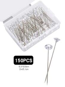 500pcs/300/150/100/50 Pieces Diamond Bouquet Pins Rhinestones Corsages Pins 1.5 Inch Crystals Gems Diamonds For Floral Flower Bouquets Wedding Floral Bridal Hair Accessories Jewelry Decor DIY Craft Sewing Room Decor Halloween Decor,Wedding Decorations,Fall Decor