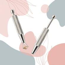 Precision 4-Claw Jewelry Tweezers - Gem And Diamond Setting, Ideal For Beads And Small Parts, Ergonomic Metal/Aluminum Craft Tools, Jewelry Making Tool