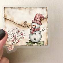 50pcs Vintage Envelope Graffiti Stickers Suitable For Decorating Mobile Phone Case Water Bottle Suitcase Guitar Creative Waterproof Decals - Multicolor - View 10