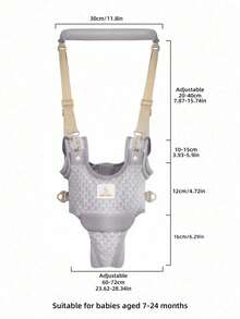 1pc Infant Toddler Walking Assistant Harness, Handheld Baby Walker Safety Strap, Child Walking Trainind, Suitable For Spring, Summer, Autumn And Winter, Available In Pink, Green, Purple