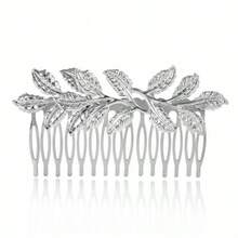 New Leaf Hair Comb And Hairpin Set. Wedding Headpiece And Hair Accessory. From . Gift For Christmas. Combs For Hair Side Comb - Multicolor - View 4