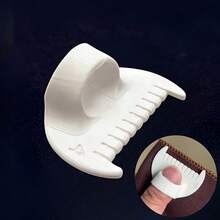Herramienta de costura fácil - Herramienta de bloqueo y tejido de plástico duradero para principiantes y personas mayores con espaciado de 4 mm y 3 mm, perfecta para proyectos de costura manual DIY, accesorios de costura | Diseño ergonómico | Superficie suave - Rosa - Ver 5