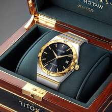 1pc Men's Steel Band Luminous Design Fashionable Versatile Business Style Mechanical Wrist Watch - Watch - View 7