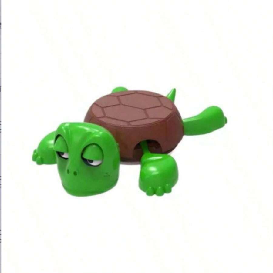 1pc Creative Turtle Coaster, Desktop Decor, Funny Sound Effect Pressure Activated Bulging Eyes Coaster Holder