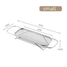 1pc Stainless Steel Sink Drain Basket, Sink Multi-Functional Household Retractable Rack With Feet, Fruit And Vegetable Drain Basket, Multi-Functional Tableware And Chopsticks Drain Rack - Multicolor - View 15