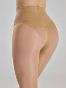 1pc 40D Women's Bikini Crotch Jacquard Transparent Tights & Fashion Sexy Legs Shaping Tummy Control Pantyhose, Cozy - Multicolor - View 10