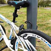 1pc Bike Lock, Bike Locks Heavy Duty Anti Theft, Bicycle Lock Bike Lock Cable With Mounting Bracket And 2 Keys, Bicycle Locks Bike Cable Lock For Road Bike Mountain Bike Scooters+ Bicycle Bells(Random Color And Style) - Multicolor - View 3