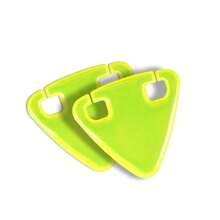 2pcs Outdoor Cycling Gear - Mountain Bike Reflective Stickers, Tail Light Emergency Stickers, Night Riding Reflective Warning Stickers, Road Bike Riding Equipment - Red - View 6