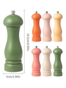 1 pieza Molinillo de especias moderno para pimienta negra, pimienta de Sichuan, sal marina, sal de rosa - Multicolor - Ver 3