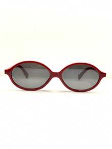 Women Half Round  Retro  Protection Fashion 2025 Stylish Durable - 紅色 - 查看 3