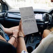 حافظة لبطاقة تسجيل السيارة وبطاقة التأمين مع إغلاق مغناطيسي، منظم مستندات صندوق قفازات السيارة، محفظة جلد اصطناعي فاخر لرخصة القيادة، للمستندات والبطاقات والرخص