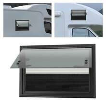 YUNRUX 50x35cm Caravan Vent Window RV Window Side Window Insect Screen