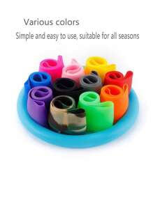 1pc Car Silicone Steering Wheel Cover Men And Women Summer Fashion Sweat-Absorbent Non-Slip Handle Cover Universal Four Seasons Thin Soft Ice-Cold Steering Wheel Cover Car Universal Silicone Thin Steering Wheel Cover Wear-Resistant Comfortable Feel Essential Supplies