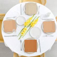 150 Pack Sage Green Napkins 6.5 X 6.5 Inch 3 Colors Paper Napkins Sage Green Dinner Napkins For Wedding Party Celebration Gathering Supplies Table Decorations Summer Birthday Gifts Beach Back To School School Supplies Room Decor - Earth Tone - View 2