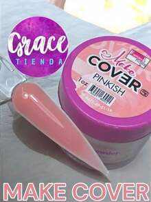 Pinkish Fantasy Nails Acrylic Powder Make Cover 1 Oz For Professional Use On Sculptural And Acrylic Nails - PinkNude - View 3