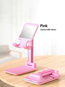 1pc Foldable Retractable Desktop Phone And Tablet Stand Portable Stand Rotatable Phone Holder Compatible With Iphone Ipad Adjustable Desktop Tablet Stand