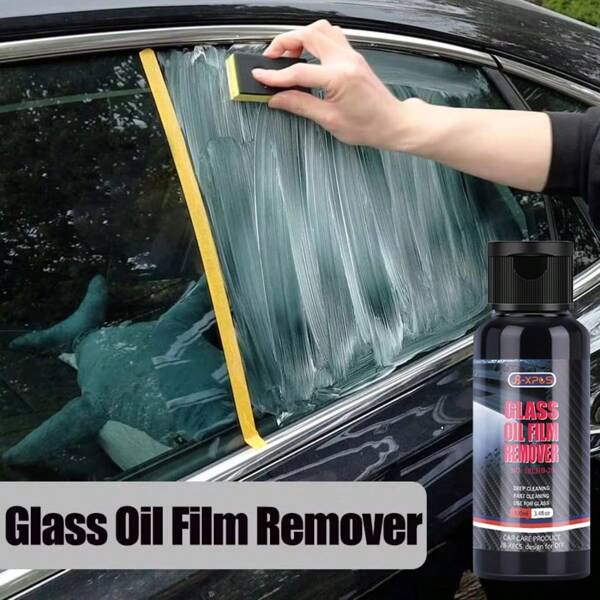 JB-XPCS Car Glass Oil Film Remover Paste JB-XPCS Glass Grease Water Stain Cleaner Windshield Polisher Clear Vision Car Detailing Household
