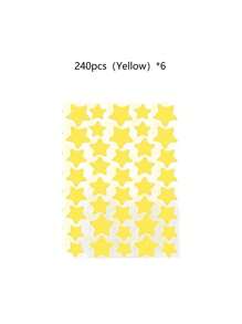1120/840/560/280 Pcs Star Stickers, Back To School,Halloween & Christmas Decoration Stickers, Colorful Five-Pointed Star Stickers For Party, Holiday Photo Decoration, Face Decor Stickers (1 Sheet Per Color), For Decoration Only (Not For Makeup)2000/1400/160/80/40
