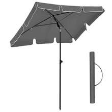 SONGMICS Sombrilla para Patio, Base no Incluida, para Patio, Jardín, Piscina, MGPU25GY - Gris - Ver 3