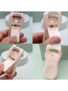 Mini Eyelash Curler, Lever Style Back Clip, Small And Portable Eyelash Curler, Quick And Wide Detail, Narrow Curling Iron Suitable For Travel Makeup Tools, No Need To Squeeze Or Pull Eyelashes,Makeup,Cheap,Room Decor,Vanity,Travel,Bedroom,Makeup Accessories,Eyelash Curler