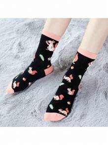 5 pares de calcetines de media caña para mujer con diseño de ardilla, un regalo perfecto de calcetines lindos de ardilla para mujeres, regalos novedosos para abuela, mamá, novia, calcetines cómodos para mujeres, hombres y adolescentes, calcetines divertidos con motivos de animales, calcetines de fiesta de animales, regalos para amantes de las ardillas