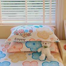 3pcs/Set Soft Skin-Friendly Printed Thickened Bedding Set, Modern Rectangular Fashionable Minimalist Duvet Cover & Pillowcase Set For Double Bed, Multiple Sizes Available, Suitable For Bedroom Year-Round