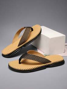 Slip-Resistant Fashionable Wear-Resistant Outdoor Beach Sandals, New Style Flip-Flops With Soft Sole, Men Summer - Multicolor - View 3