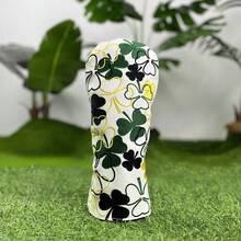 1 szt. Clover Golf Club Head Cover, stylowy pokrowiec na kij golfowy odpowiedni zarówno dla mężczyzn, jak i kobiet, miłośników aktywności na świeżym powietrzu. Wykonany z wodoodpornych materiałów, zapewnia najlepszą ochronę dla Twojego kija golfowego - Wielokolorowe - Zobacz 8