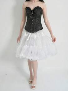 Lolita Petticoat For Daily Cosplay, Boneless Violent Soft Tulle Crinoline, Marshmallow Fluffy Skirt Underskirt Halloween